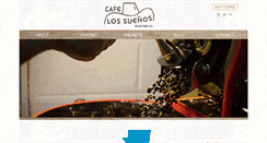 Desktop Screenshot of cafelossuenos.com